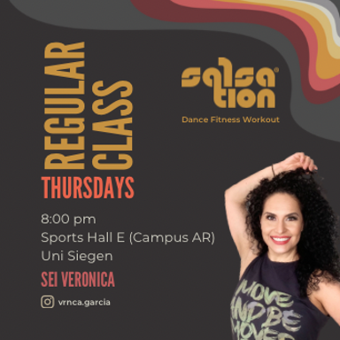 Picture of SALSATION® class with Veronica Garcia de Witzleb, Thursday, 20:00