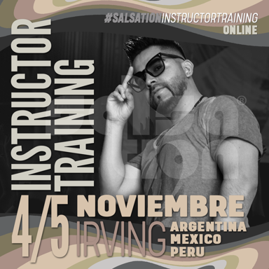 Picture of SALSATION Instructor training con Irving, Online, Argentina, Mexico, Peru, 04 Noviembre 2023 - 05 Noviembre 2023