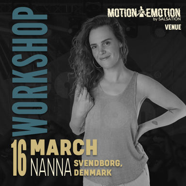 Picture of MOTION TO EMOTION by SALSATION® Workshop with Nanna, Venue, Svendborg - Denmark, 16 March 2024