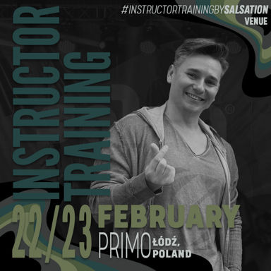 Picture of SALSATION Instructor training with Primo, Venue, Łódź - Poland, 22 February 2025 - 23 February 2025