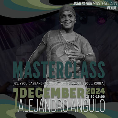 Picture of SALSATION® Masterclass with Alejandro Angulo, Saturday, 17:30